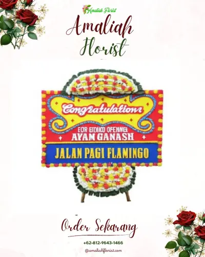 Bunga Papan Congratulation di 17 Ilir